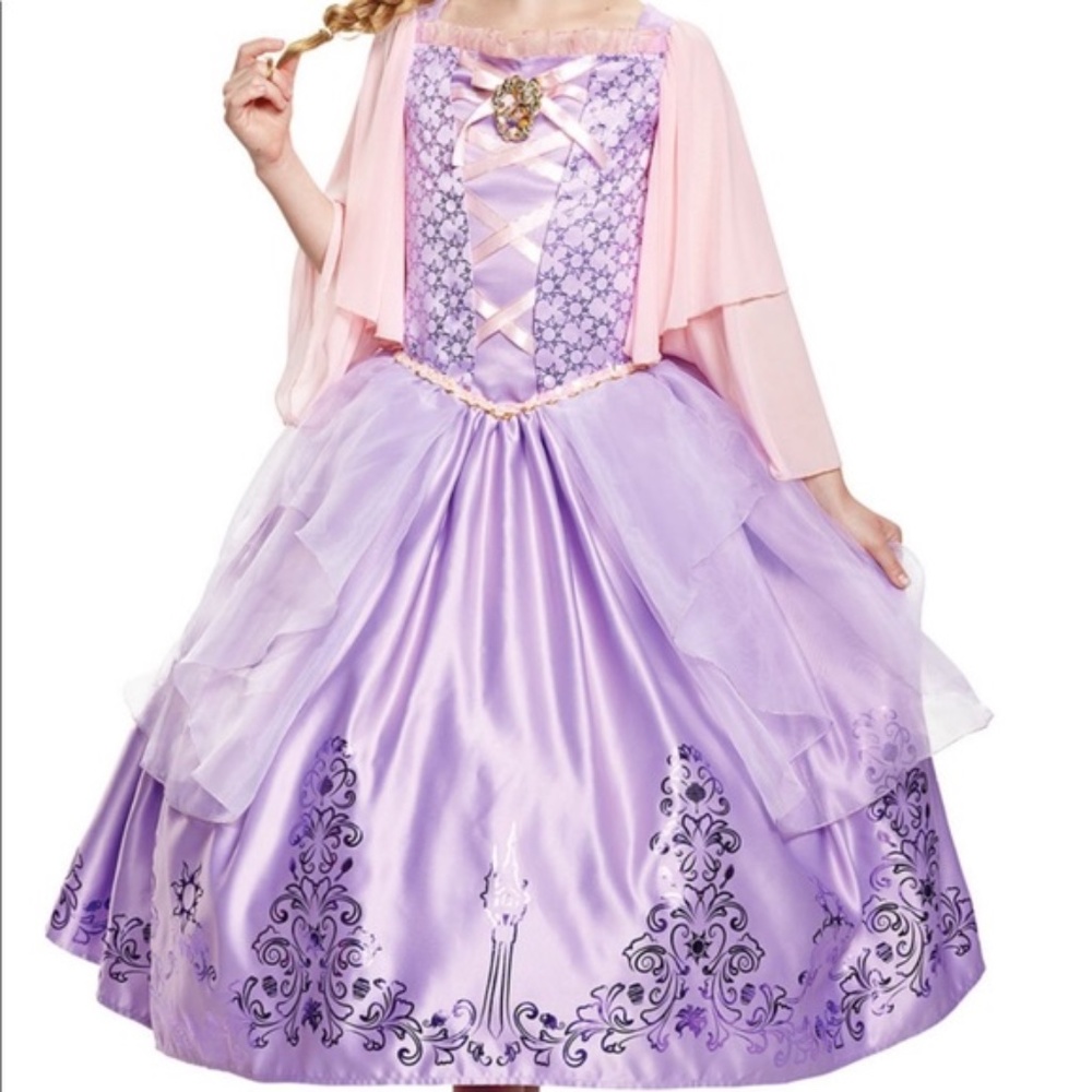 DISNEY PRINCESS RAPUNZEL TANGLED CUTE DRESS UP HALLOWEEN COSTUME DRESS